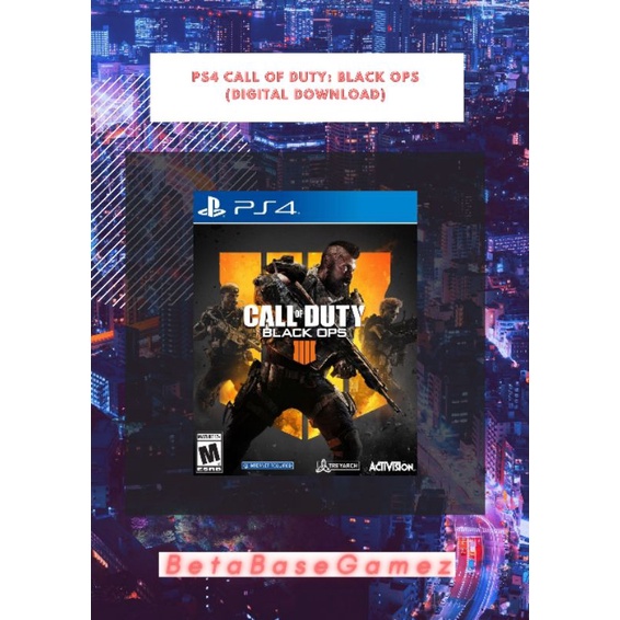 PS4 PS5 Call Of Duty Black Ops 4 (Digital Download) Shopee Malaysia
