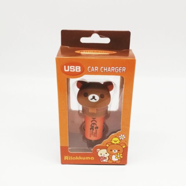 PINKHOUSE RILLAKKUME BEAR USB car charger rilakkuma japan cartoon local ...