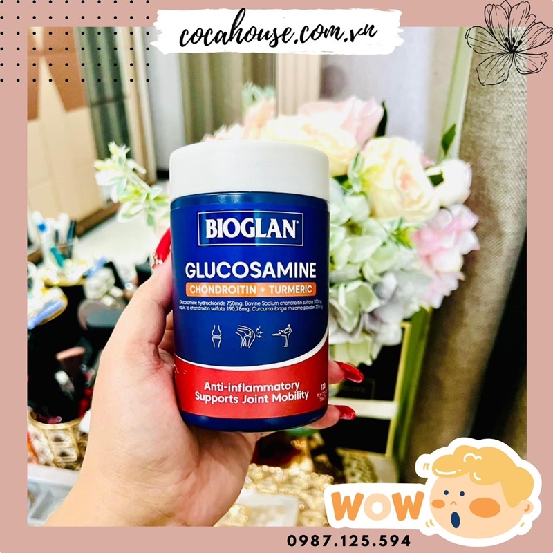 Bioglan Glucosamine + Chondroitin + Turmeric Tablets Shopee Malaysia