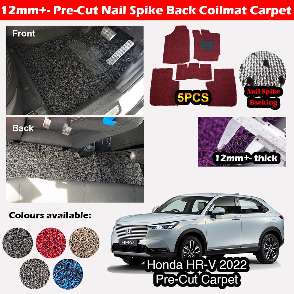 Honda HR-V 2022 Nail Spike 12mm Precut Car Carpet Karpet Kereta Siap ...