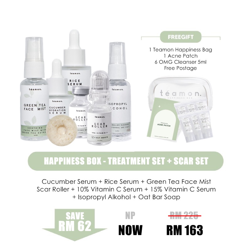 TEAMON HAPPINESS BOX 🥒 SCAR SET + TREATMENT SET 🥒 SCAR SET ...