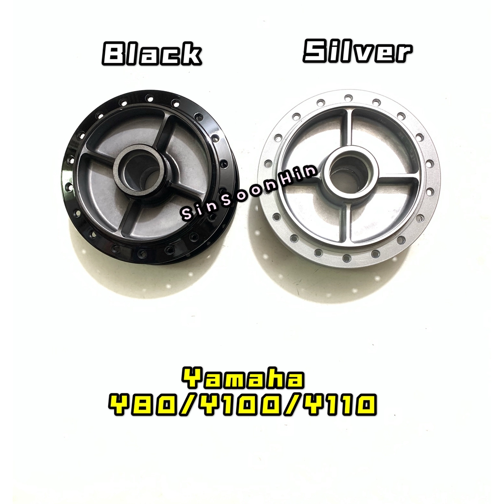 Yamaha Y80/Y100/Y110 Rear Hub - Black/Silver | Shopee Malaysia