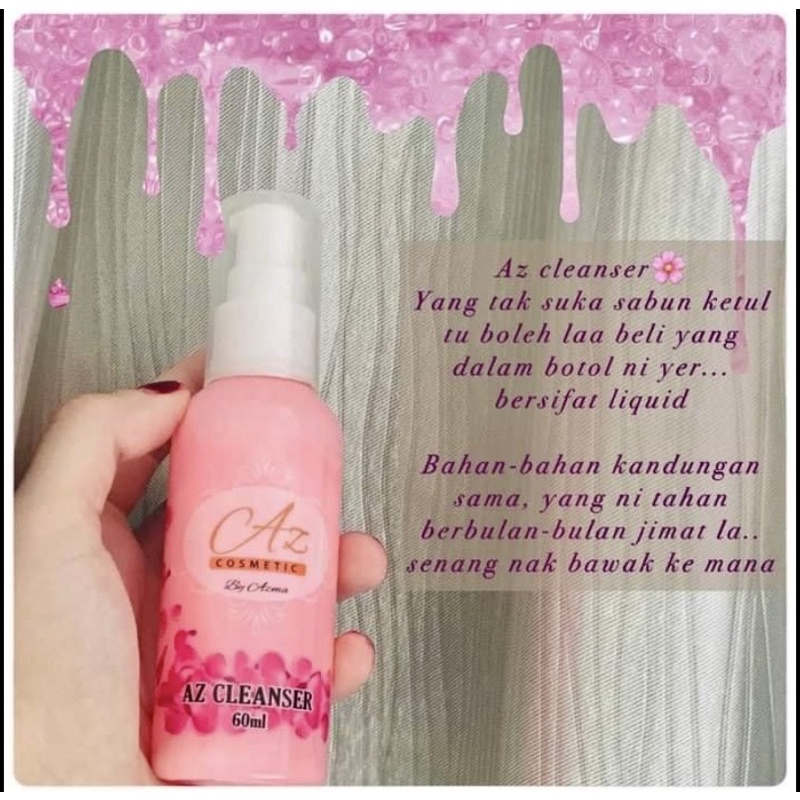 CLEANSER AZ COSMETIC 💯 ORIGINAL | Shopee Malaysia