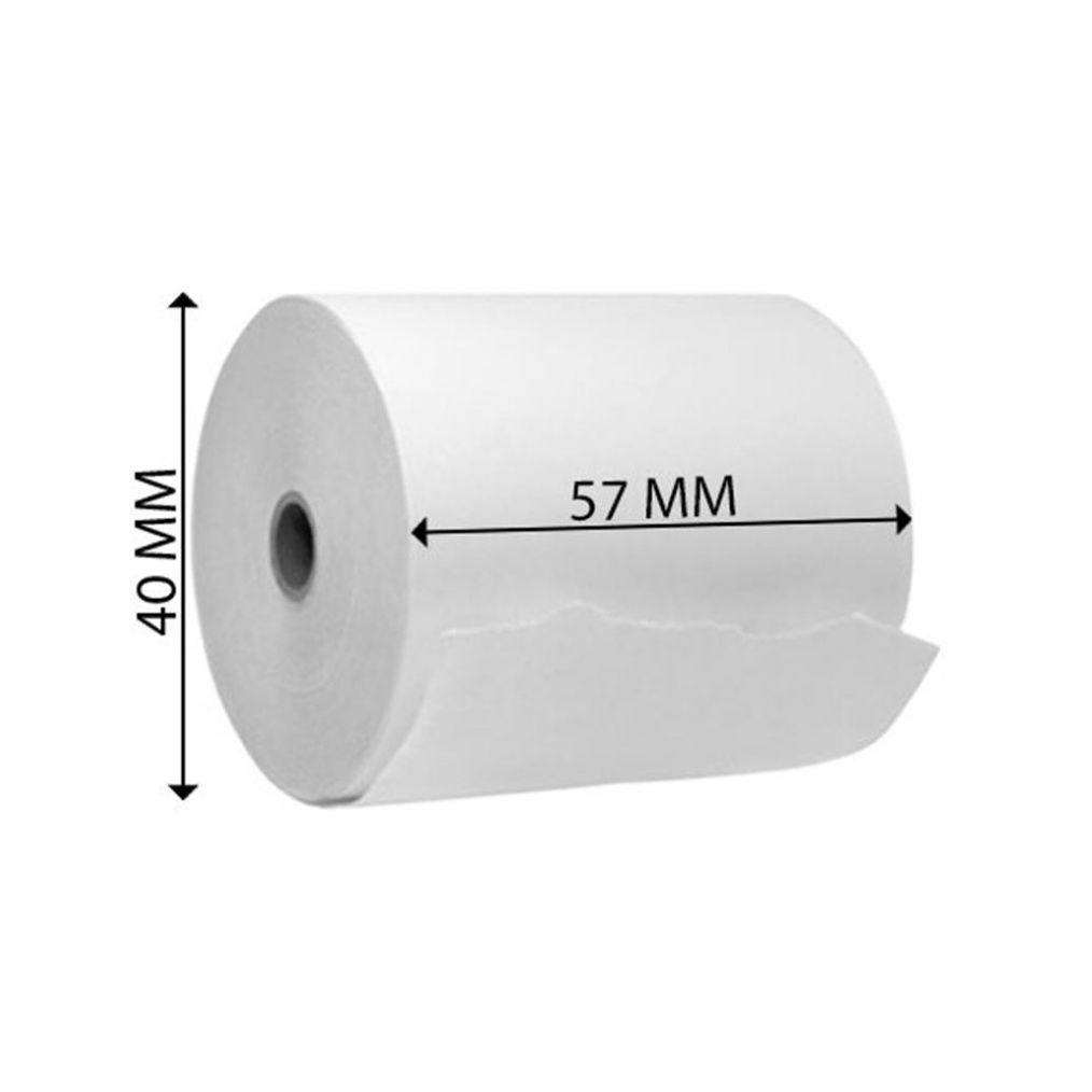 Thermal Paper Roll 57mm x 40mm x no core (10 rolls) FoodPanda, GrabFood ...