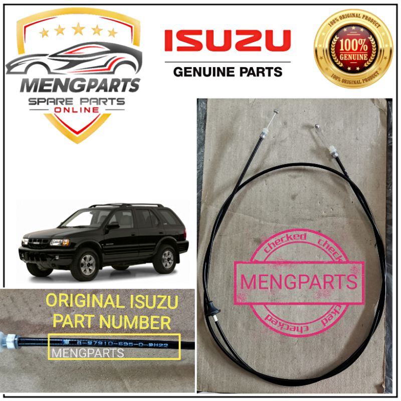 ISUZU RODEO 4JG2 ,TFR ORIGINAL FRONT BONNET CABLE FRONT BORNET CABLE ...