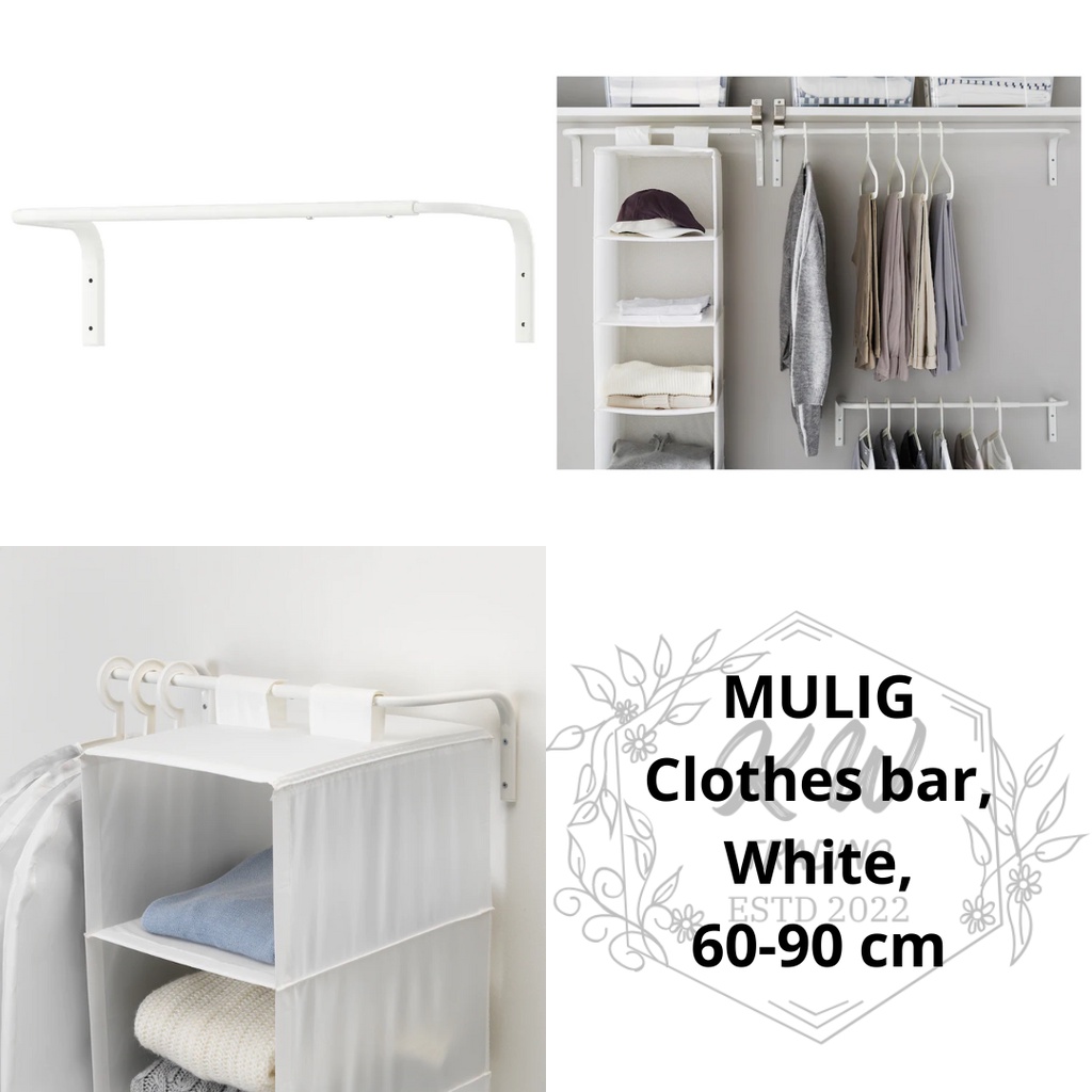 IKEA MULIG Clothes Bar / Clothes Rack | Shopee Malaysia