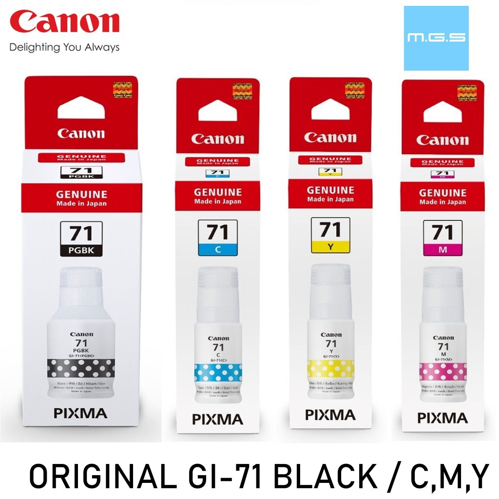 CANON GI71 GI7I ink ORIGINAL for Canon Printer G1020 G2020 G3020 G3060