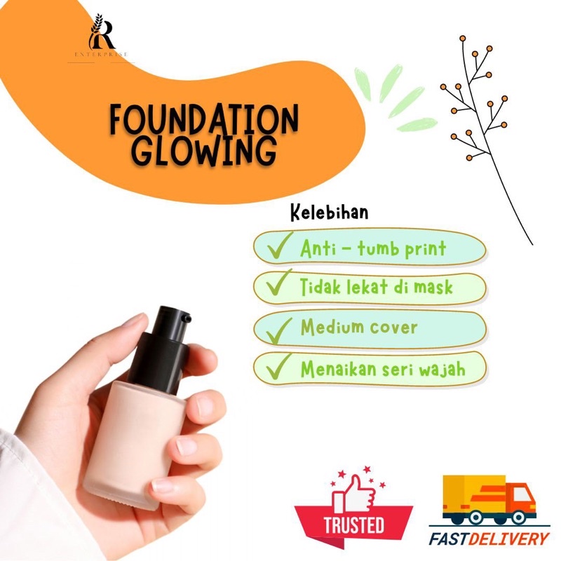 🔥 FOUNDATION GLOWING 🔥 Shopee Malaysia