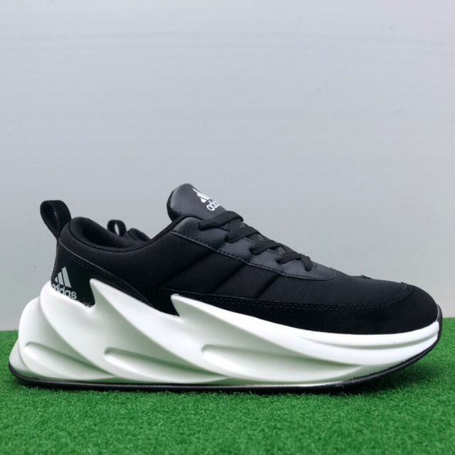 Adidas shark black store and white