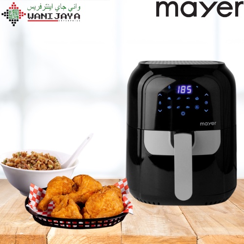 MAYER AIR FRYER 5.5L MMAF501D (Digital) / MMAF505 (Manual) Shopee