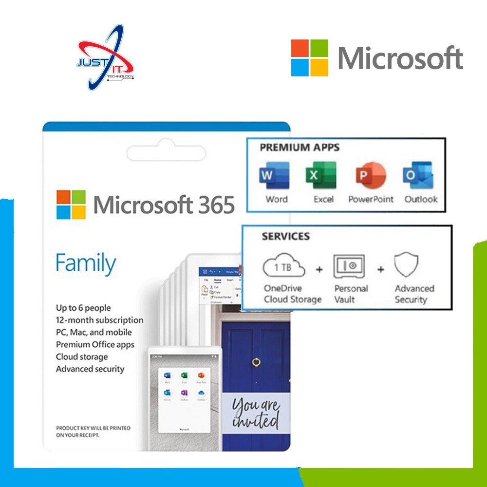 Microsoft Office 365 Family PESD Shopee Malaysia