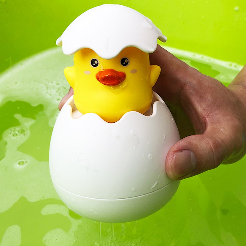 Bathing baby turtle toy rain cloud duck lingua eggs baby play water toy children's bathroom