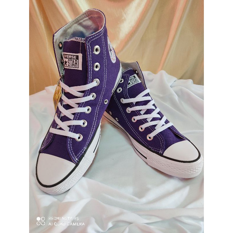 CONVERSE DARK PURPLE HIGH CUT Shopee Malaysia