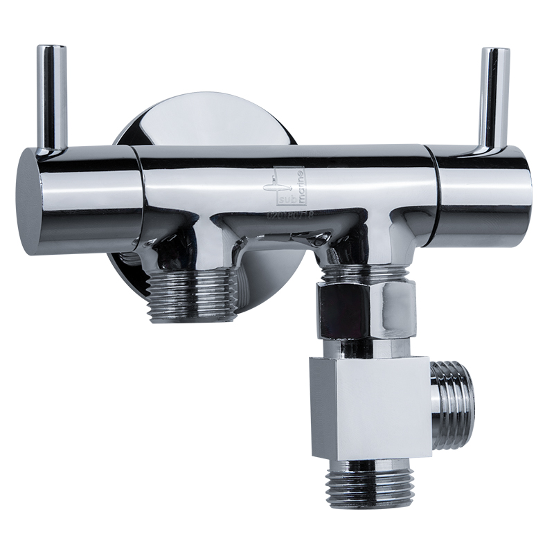 Submarine onein and threeway fourway full copper angle valve