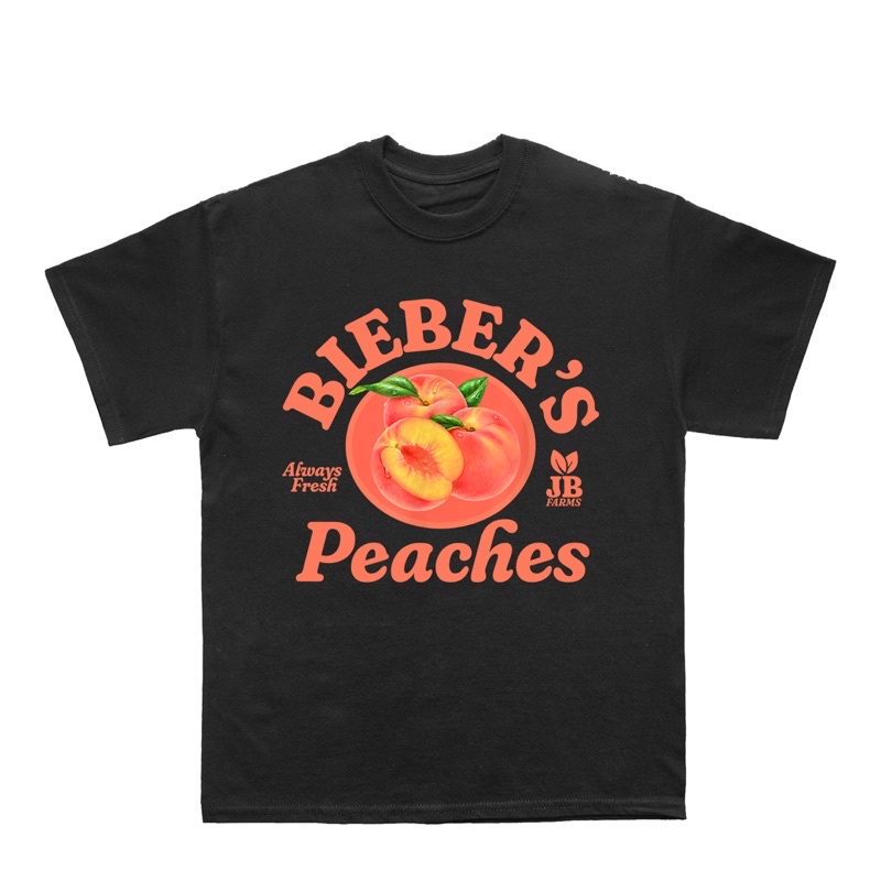 BIEBER'S PEACHES JUSTIN BIEBER SHIRT MERCHANDISE Shopee Malaysia