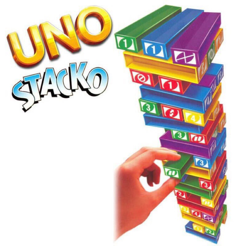 Uno Stacko/Tower Stacko Stacking Block Toys/Uno Stacko Board Games