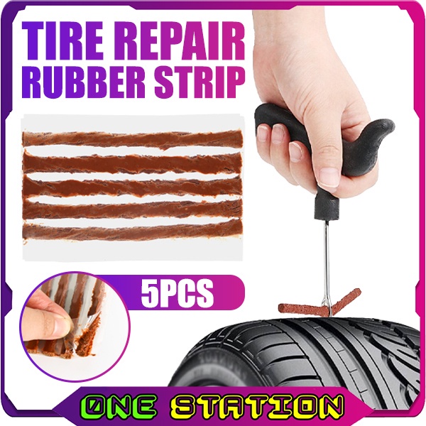 5pcs Tubeless Tire Puncture Repair String for Automotive Tubeless Tyre ...