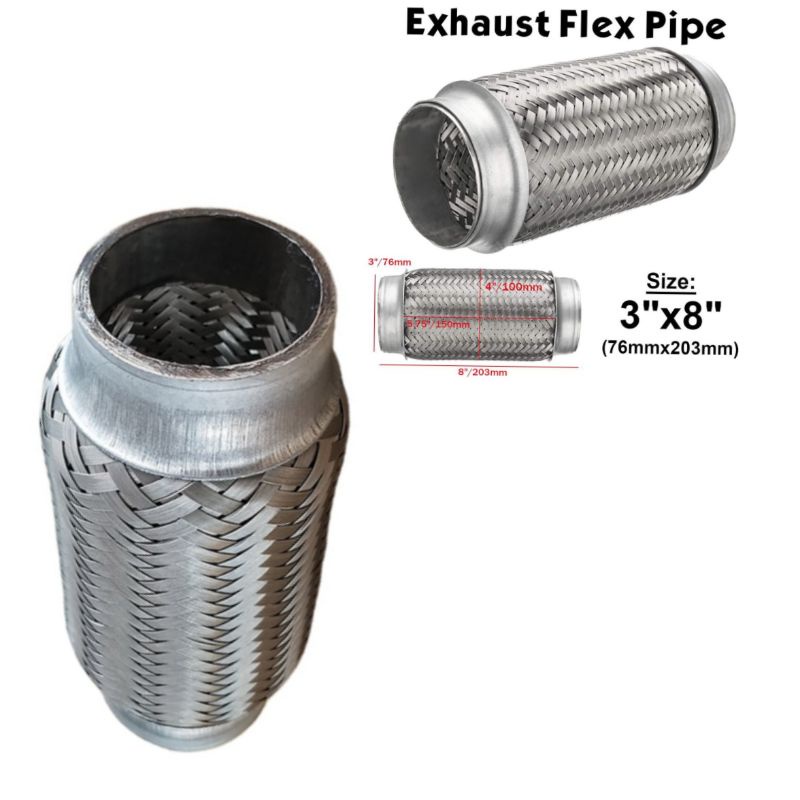 8" Flexible Car Exhaust Joints For Car Exhaust System Maintenance