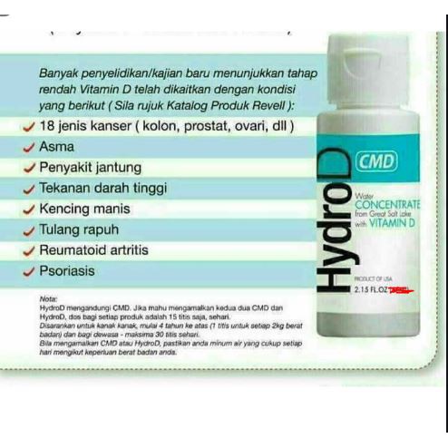 Air garam CMD Revell 60ml / 120ml Original 72 jenis mineral exp 12/2025 ...