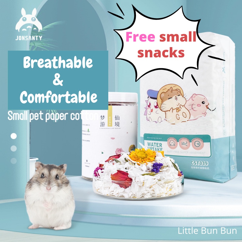 SALES Hamster Cotton Paper Bedding good absorption kertas hamster