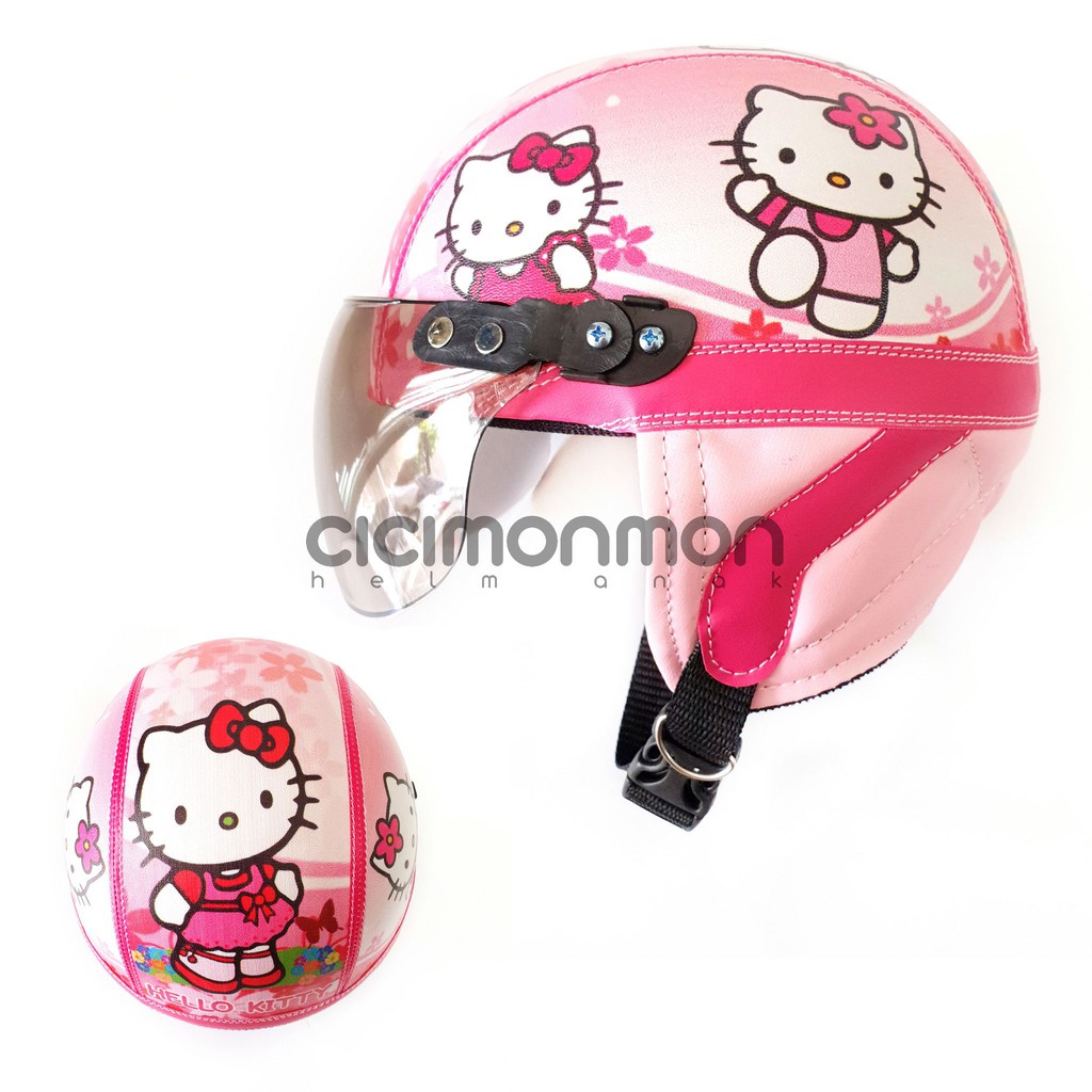 LIMITED EDITION Hello Kitty Retro Girls Helmet | Shopee Malaysia