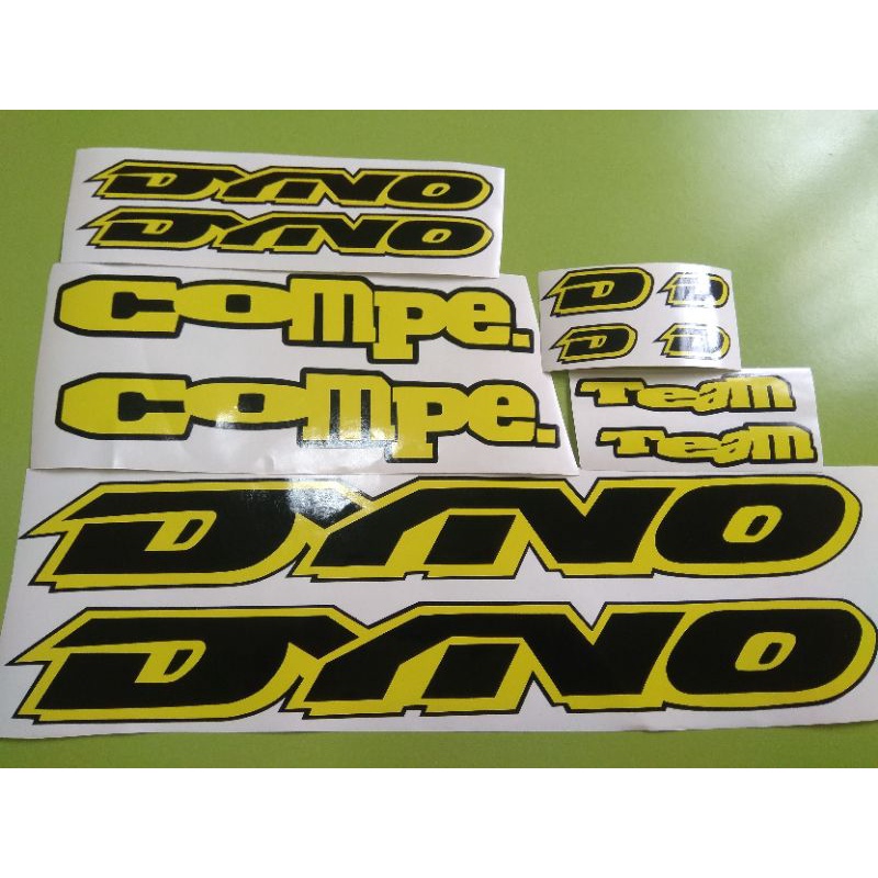 thumbnail image 2 of 1997 Dyno Compe Blue Decal Set – Skyway BMX, NOS Style Stickers 2 of 5