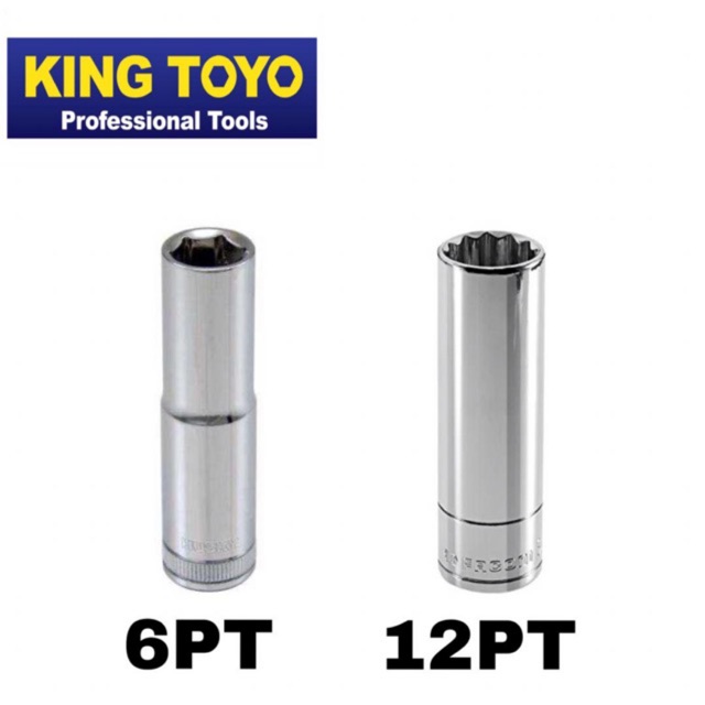 [100% ORIGINAL] KING TOYO 1/2” DEEP HAND SOCKET / BOX SOCKET (MADE IN ...