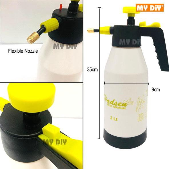 DIY Online4u 2 Litre Hadsen High Pressure Flexible Nozzle Garden