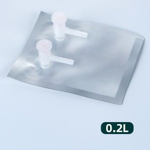 Produktbild von Aluminium-Gasprobenahmebeutel Mit Ventil – 2 Liter, Einzelventil, Lichtdicht, Aus Verbundfolie, Für Labor & Umweltanalytik