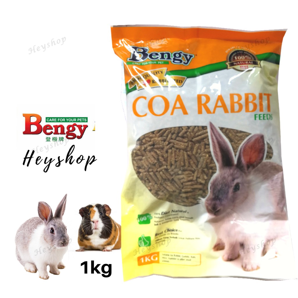 Bengy Coa Rabbit Food 1kg Rabbit food Guinea Pig Food Small