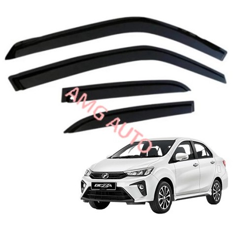 Perodua Bezza 2016-2020 High Quality Acrylic Cosmo Door Visor (3 ...