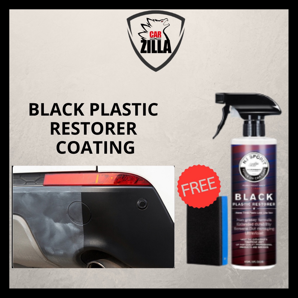 Easy, Quick, Efficient Premium Quality Car Black Plastic Coating