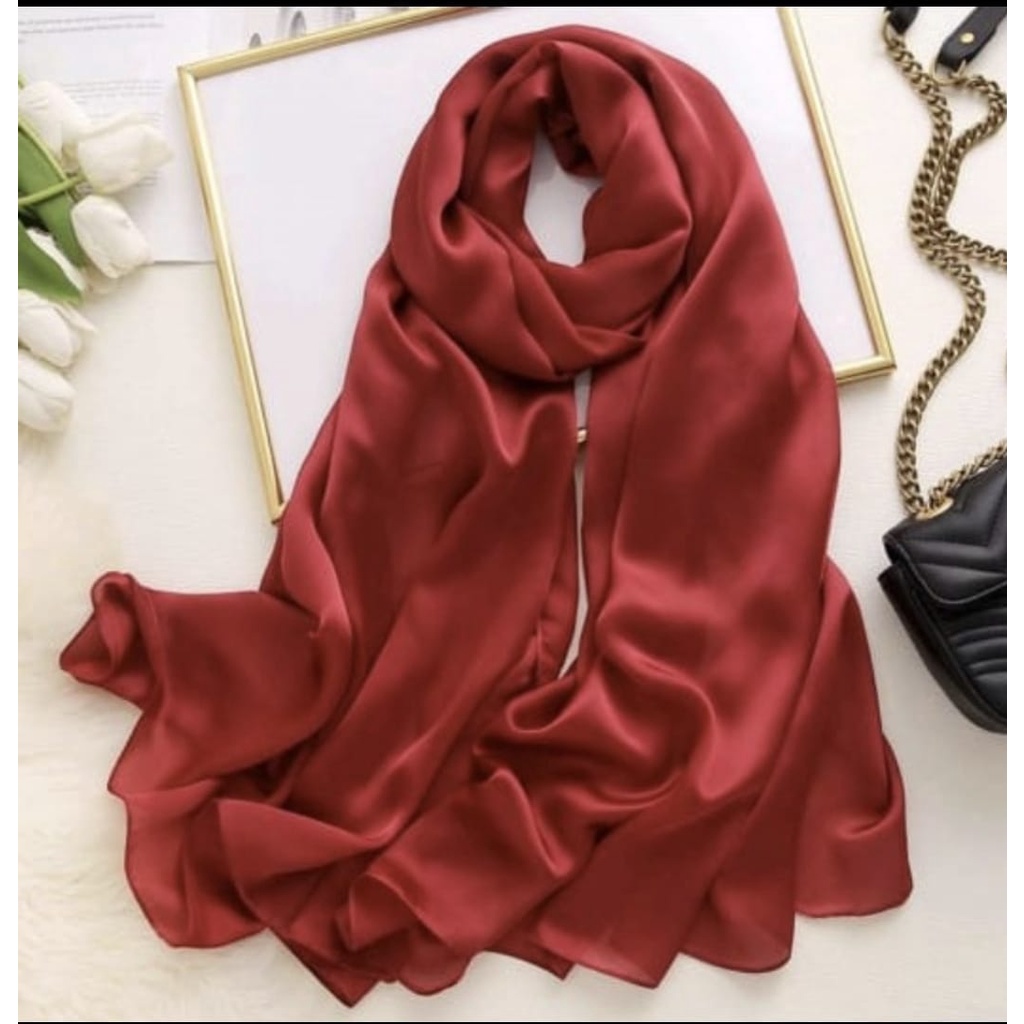 shawl satin luxe
