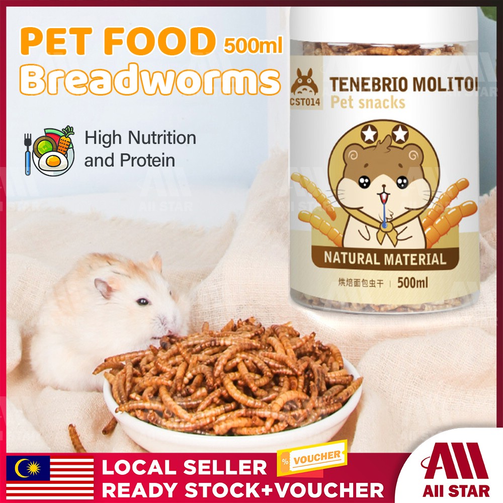 ALLSTAR Dried Mealworm 110g Protein food Mealworm NonGMO Treats