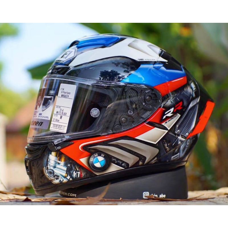 Ready Stock SHOEI X14 BMW S1000RR HP4 Motor Rider Racing