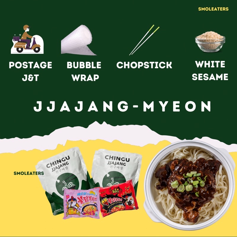 HALAL Chingu Jjajang / Jjajangmyeon Korean Food / mee kicap Shopee