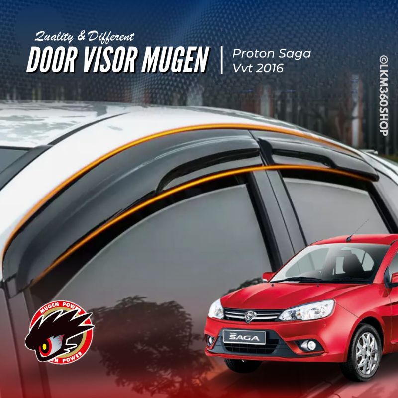 Door visor store proton saga