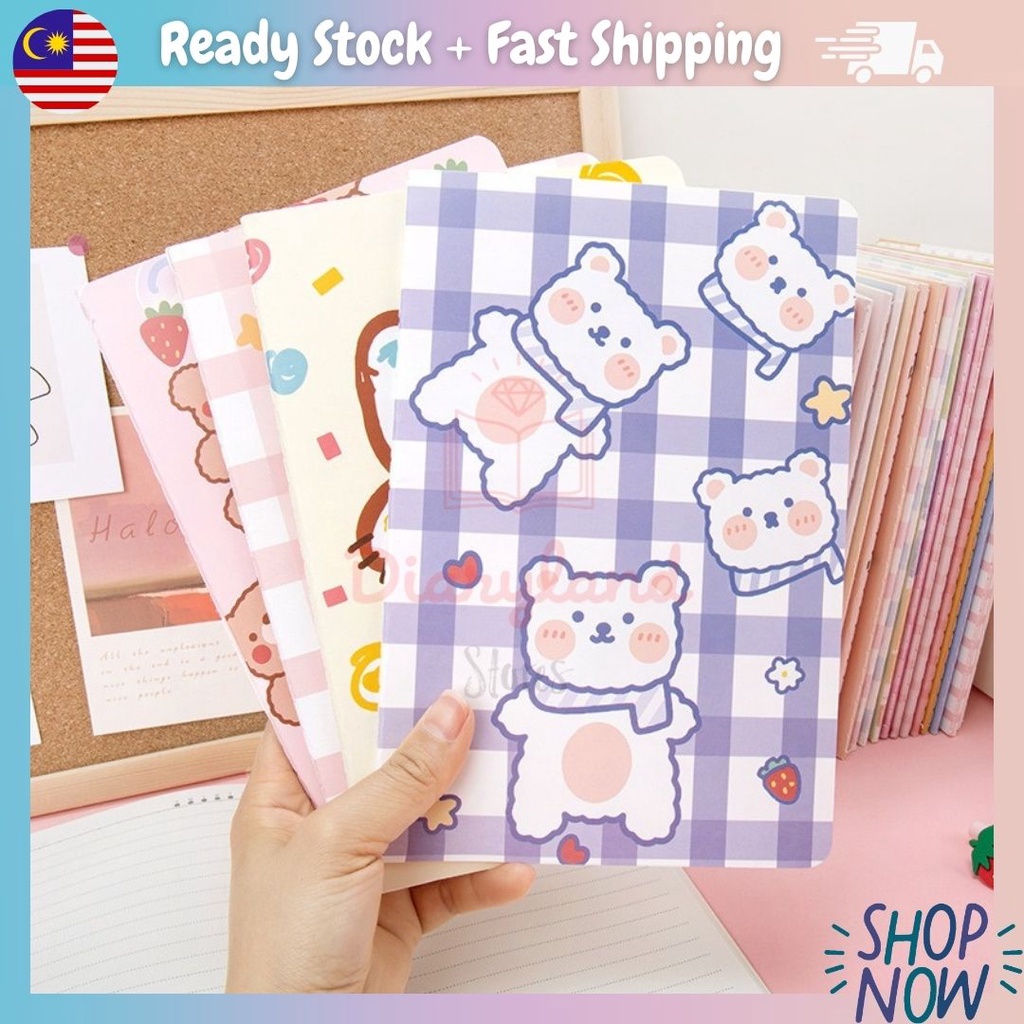 Cute A5 Single Line Notebook Simple Diary / Handbook School Office ...