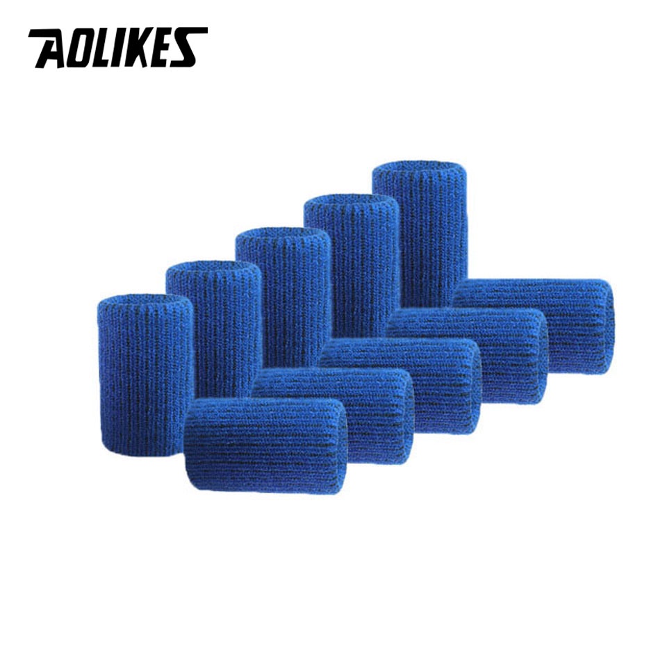 Aolikes Gym Breathable Elastic Finger Sleeve Tape Pcs Shopee Malaysia