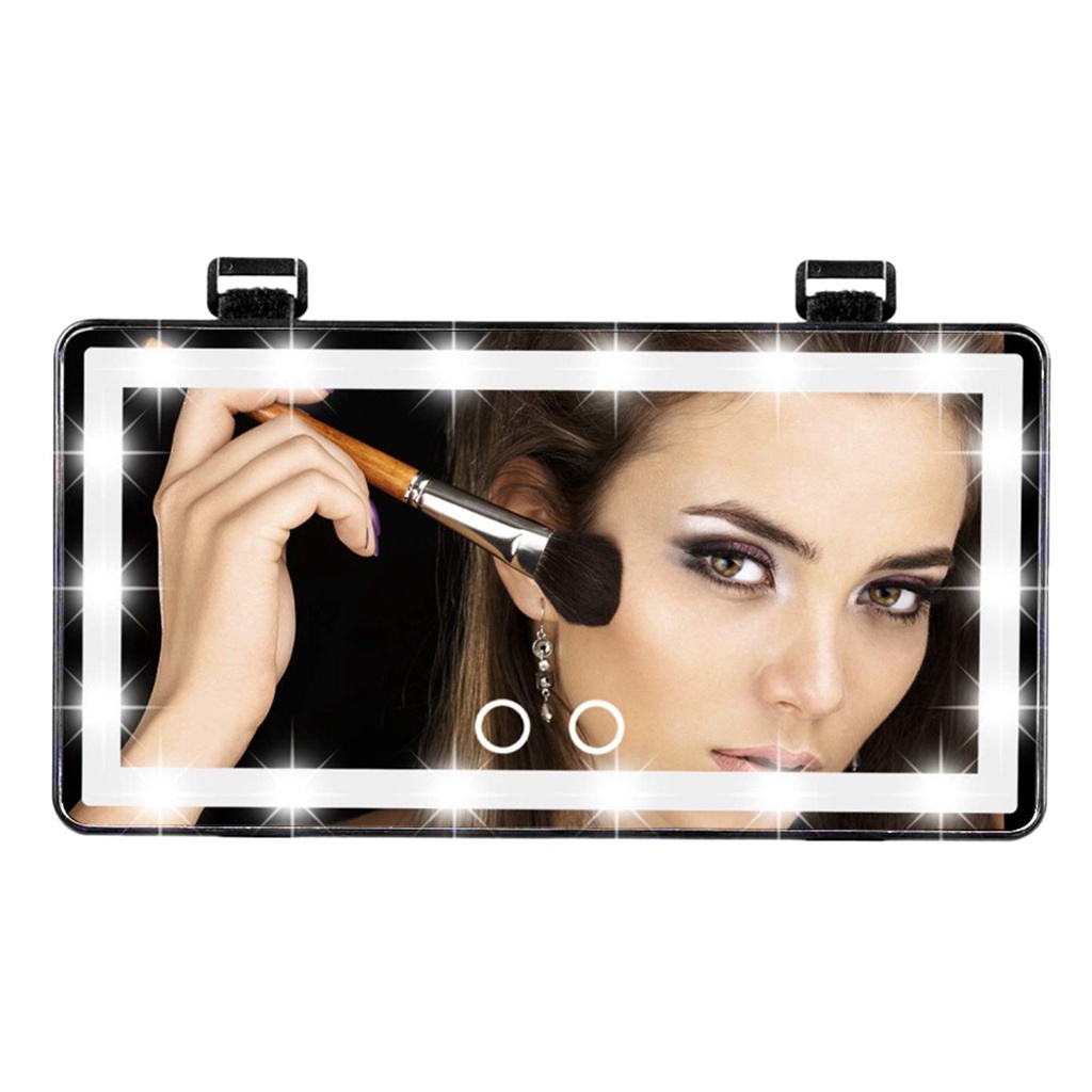 Universal Car Led Makeup Mirror Car Mirror Vanity Makeup Mirror with 60