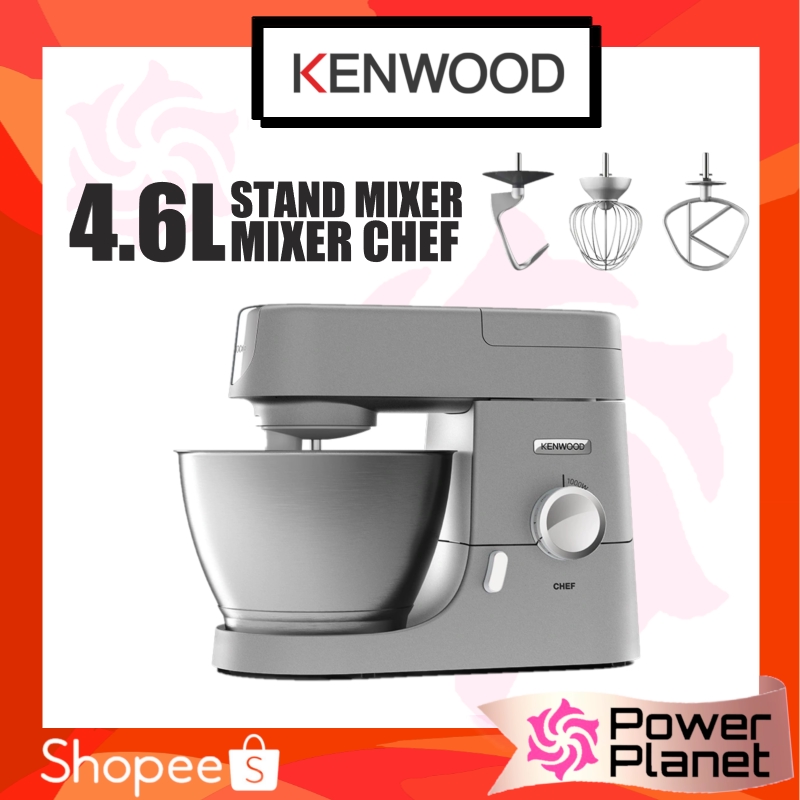 Kenwood 4.6L Stand Mixer Chef KVC3100S Kitchen Machine (Silver) Cake Mixer Shopee Malaysia