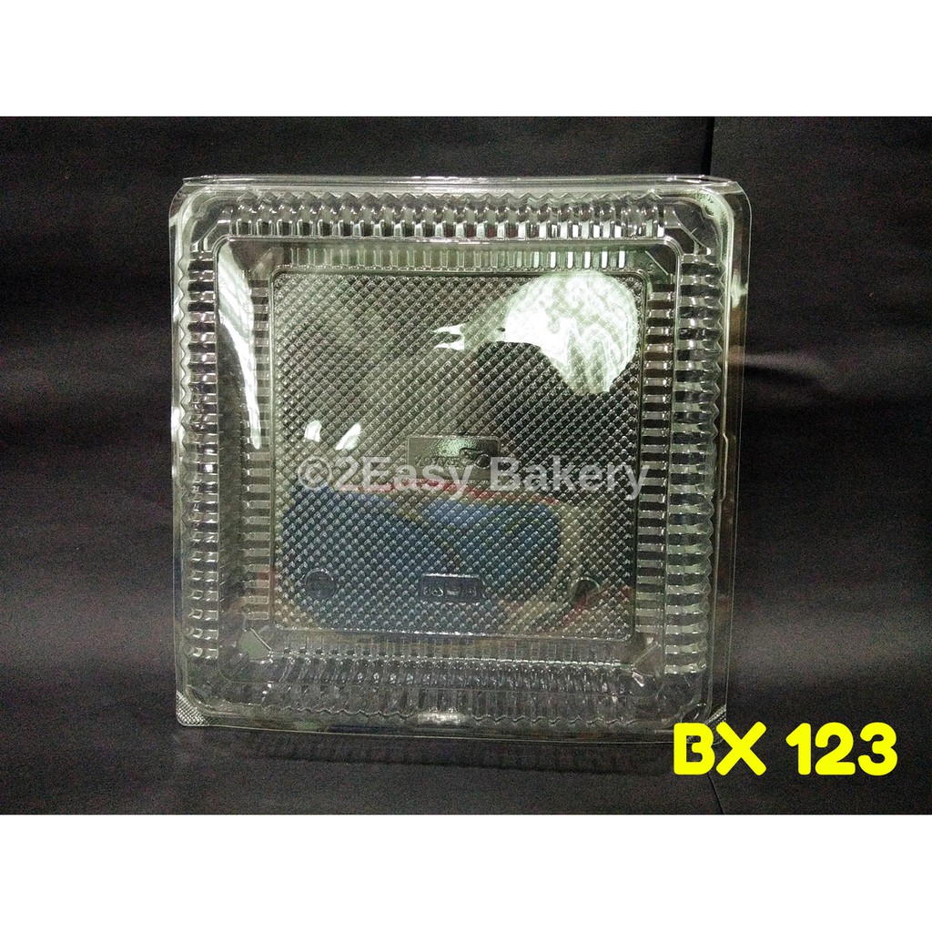 Kuih Container Bx Bx Disposable Plastic Clear Bakery