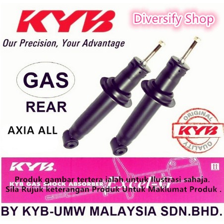Perodua Axia Absorber Rear Sepasang (KYB) | Shopee Malaysia