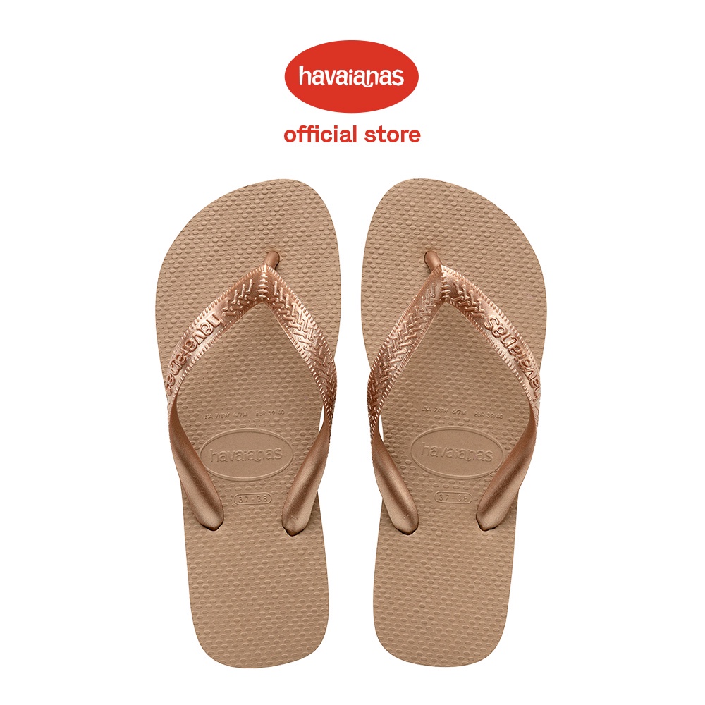 Havaianas Unisex Top Flip Flops Rose Gold Shopee Malaysia