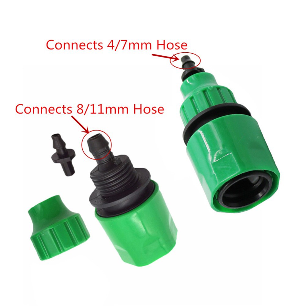 1 Pc 4 7mm 8 11mm Hose Quick Connector Garden Watering Irrigation Pipe