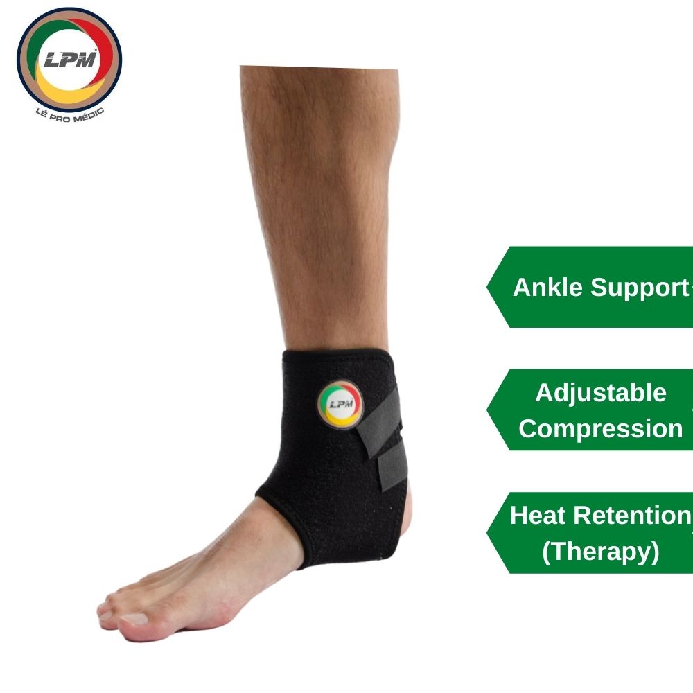 LPM Ankle Support 768 Adjustable Ankle Guard for Sprained Ankle ...