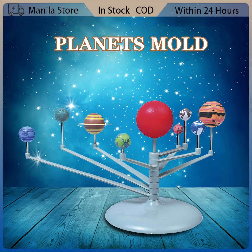 Solar System Nine Model Kit Science and Technology Learning DIY Toys Kids