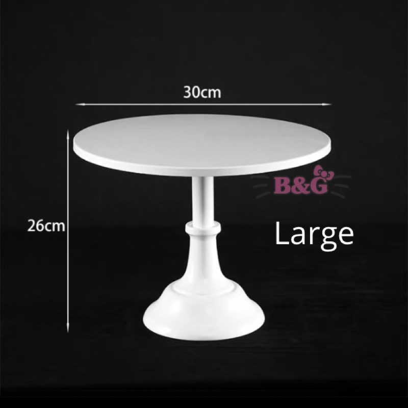 Metal Iron Cup Cake Stand Round Pedestal Dessert Tall Tray Rack Holder