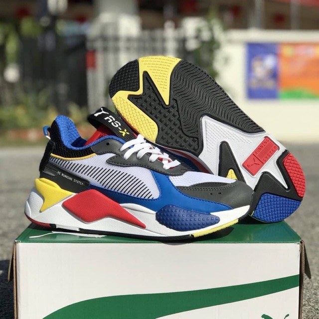 Puma red shop blue yellow