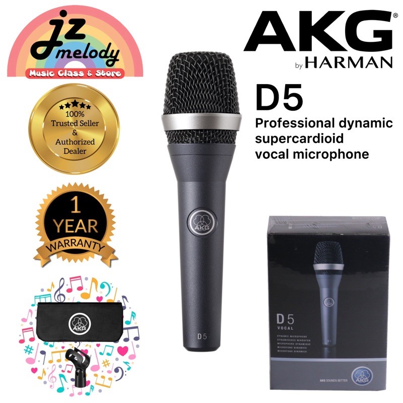 AKG D5 Professional dynamic supercardioid vocal microphone AKG